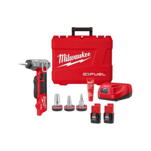 2532-22 Milwaukee M12 FUEL ProPEX Expander Kit w/ 1/2''-1'' RAPID SEAL ProPEX Expander Heads
