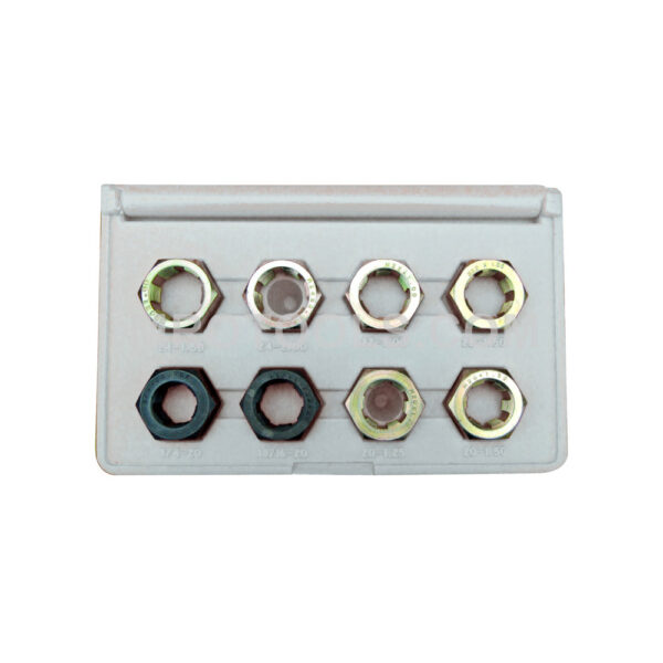 Lang 2579 Fractional and Metric Spindle Rethreader 8 Piece Set