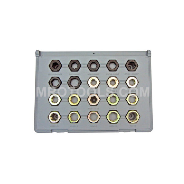 Lang 2599 Spindle Thread Restorer Die 20 Piece Set