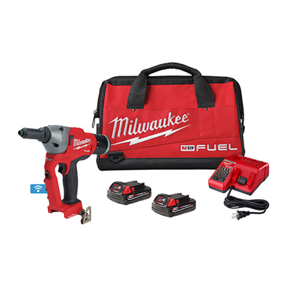 2660-22CT Milwaukee M18 FUEL 1/4'' Blind Rivet Tool w/ ONE-KEY Kit