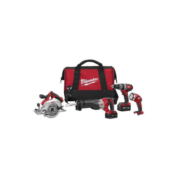 2694-24 Milwaukee M18 Cordless LITHIUM-ION 4-Tool Combo Kit