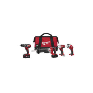 2696-24 Milwaukee M18 Cordless LITHIUM-ION 4-Tool Combo Kit