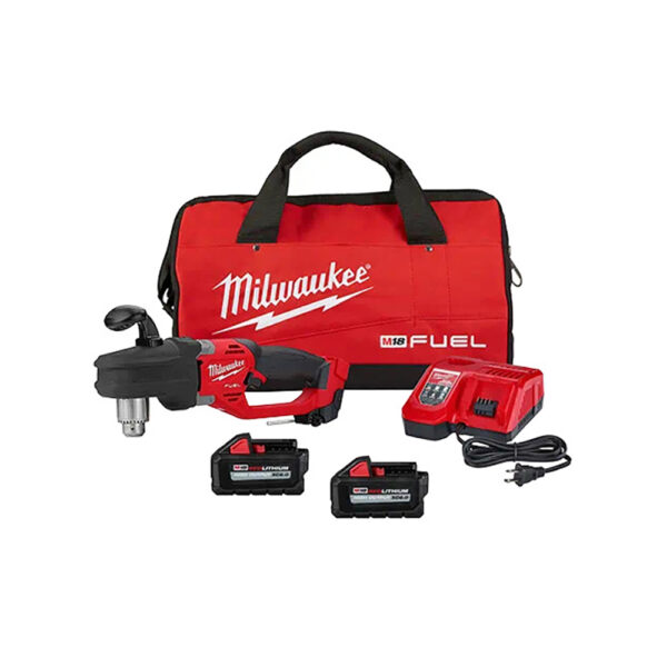 2807-22 Milwaukee M18 Fuel Hole Hawg 1/2'' Right Angle Drill Kit