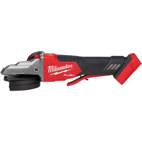 2886-20 Milwaukee M18 FUEL 5'' Flathead Braking Grinder, Paddle Switch No-Lock