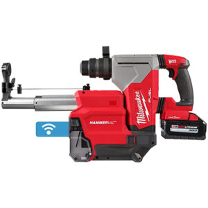 2915-22DE Milwaukee M18 FUEL 1-1/8'' SDS Plus Rotary Hammer w/ ONE-KEY & HAMMERVAC Dedicated Dust Extractor Kit