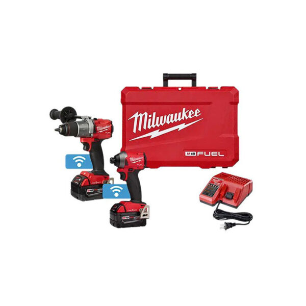 2996-22 Milwaukee M18 FUEL 2-Tool Hammer Drill & Impact Driver w/ ONE-KEY Combo Kit
