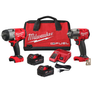 3010-22 Milwaukee M18 FUEL 1/2'' HTIW & 3/8'' MTIW Automotive Combo Kit