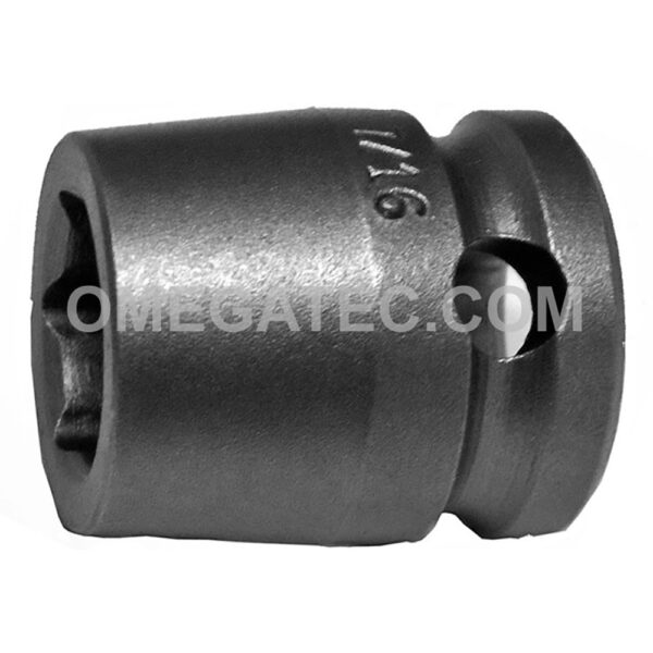 Apex 3014 7/16'' 6-Point Short Impact Socket, 3/8'' Square Drive