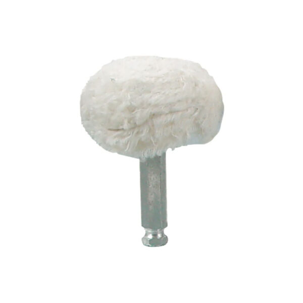 3059-03 Astro Pneumatic 3'' 100% Cotton Mushroom Shaped Buff