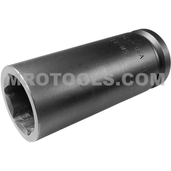 Apex 30MM57 30mm 6-Point Extra Long Impact Socket, Thin Wall, 3/4'' Square Drive