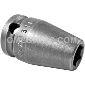 Apex 3110 5/16'' 6-Point Standard Impact Socket, 3/8'' Square Drive