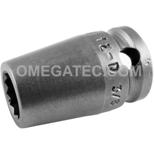 Apex 3112-D 3/8'' 12-Point Standard Impact Socket, 3/8'' Square Drive