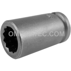 Apex 3116-D 1/2'' 12-Point Standard Impact Socket, 3/8'' Square Drive