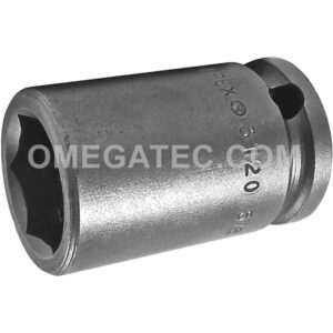 Apex 3120 5/8'' 6-Point Standard Impact Socket, 3/8'' Square Drive