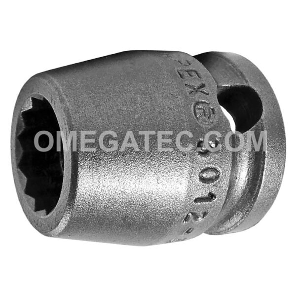 Apex 3210-D 5/16'' 12-Point Long Impact Socket, 3/8'' Square Drive