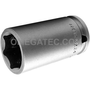 Apex 3224 3/4'' 6-Point Long Impact Socket, 3/8'' Square Drive
