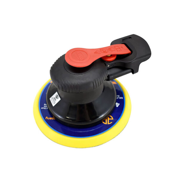 322P Astro Pneumatic ONYX 6'' Finishing Palm Sander with 6'' PU PSA Backing Pad - 3/16'' Stroke