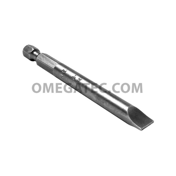 Apex 323-4X Slotted Power Drive Bits, 1/4'' Hex Drive
