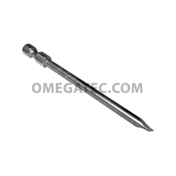 Apex 327-1X Slotted Power Drive Bits, 1/4'' Hex Drive