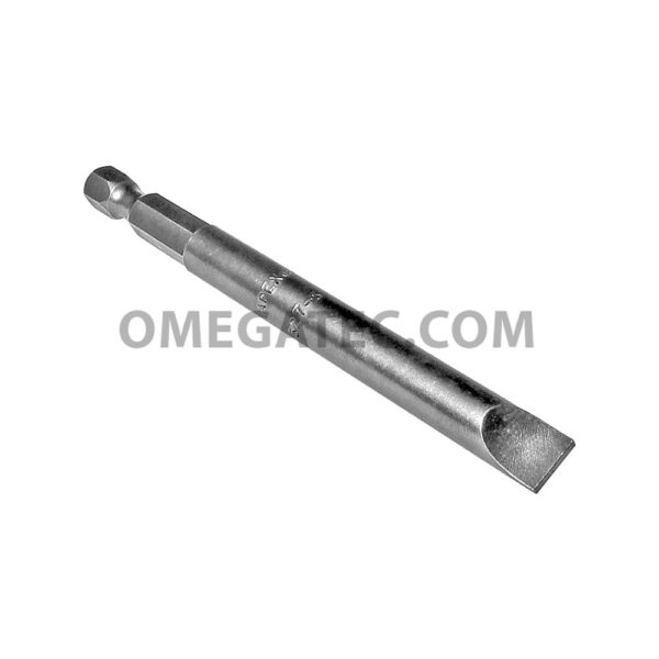 Apex 327-5X Slotted Power Drive Bits, 1/4'' Hex Drive