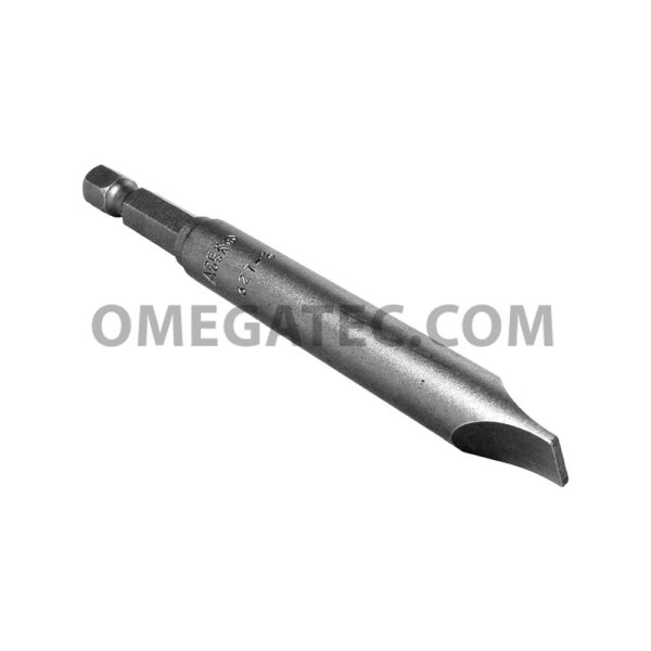 Apex 327-6X Slotted Power Drive Bits, 1/4'' Hex Drive