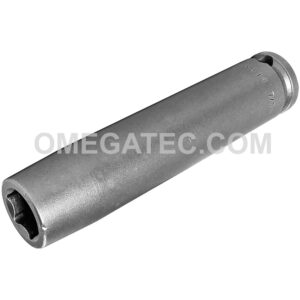Apex 3314 7/16'' 6-Point Extra Long Impact Socket, 3/8'' Square Drive