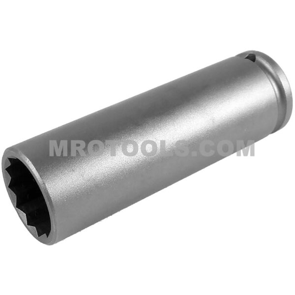 Apex 3326-D 13/16'' 12-Point Extra Long Impact Socket, 3/8'' Square Drive