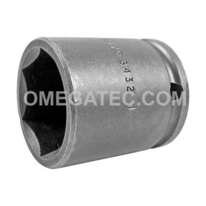 Apex 3432 1'' 6-Point Standard Impact Socket, Thin Wall, 3/8'' Square Drive