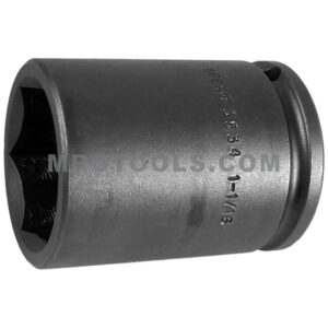 Apex 3534 1-1/16'' 6-Point Long Impact Socket, Thin Wall, 3/8'' Square Drive