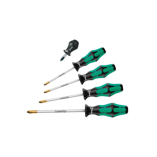 Wera 05346301001 5 Piece 355/5 Kraftform Plus Screwdriver Set