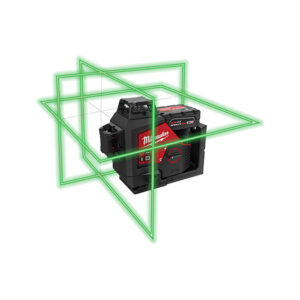 3632-21 Milwaukee M12 Green 360 Degree 3-Plane Laser