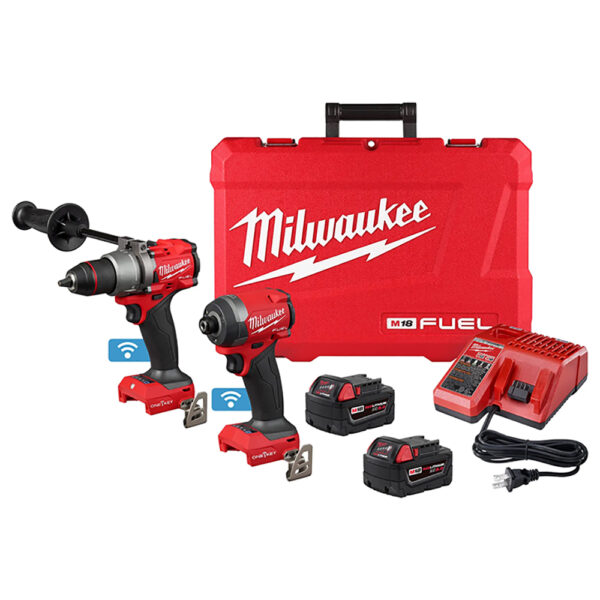 3696-22 Milwaukee M18 FUEL 2-Tool Combo Kit w/ ONE-KEY