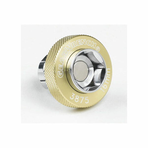 GearWrench 3875D 3/8'' Drive Magnetic Oil Drain Plug Metric Socket 16mm