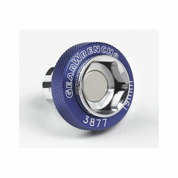 GearWrench 3877D 3/8'' Drive Magnetic Oil Drain Plug Metric Socket 19mm