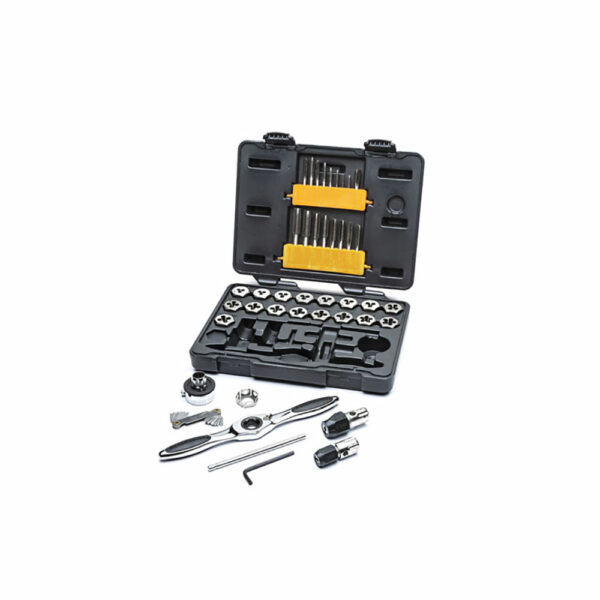GearWrench 3886 42 Pc. Metric Ratcheting Tap and Die Set