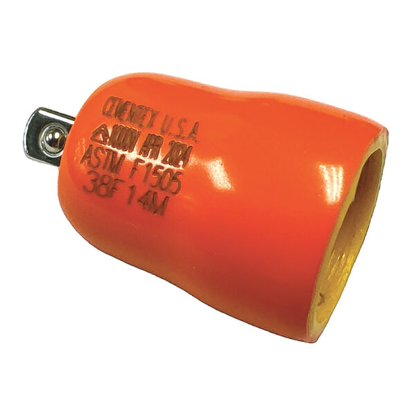 Cementex 38F14M-6 3/8'' Female - 1/4'' Male 6'' Overall Length Socket Adapter, 3/8'' Square Drive