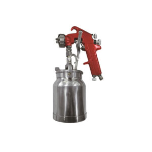 4008 Astro Pneumatic Spray Gun with Cup - Red Handle 1.8mm Nozzle