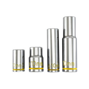 410 Astro Pneumatic 4PC UV Glowing 10mm Sockets 1/4'' & 3/8'' Drive