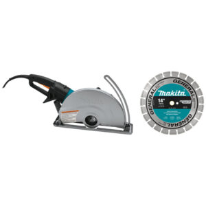 4114X Makita Corded 14'' SJS Electric Angle Cutter, with 14'' Diamond Blade