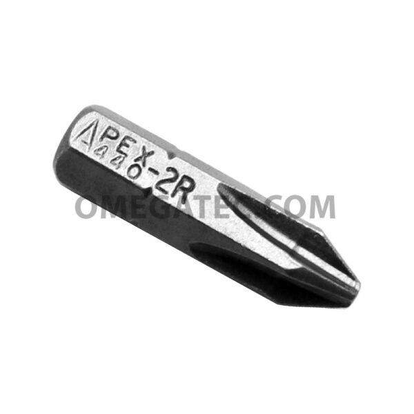 Apex 440-2R #2 Phillips Insert Bits, 1/4'' Hex Drive