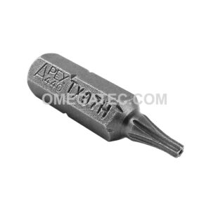 Apex 440-TX-07-H T-7-H Torx Tamper Resistant Insert Bits, 1/4'' Hex Drive