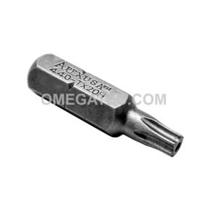 Apex 440-TX-20-H T-20-H Torx Tamper Resistant Insert Bits, 1/4'' Hex Drive