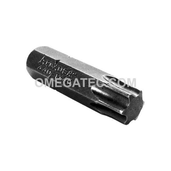 Apex 440-TX-40X T-40 Torx Insert Bits, 1/4'' Hex Drive