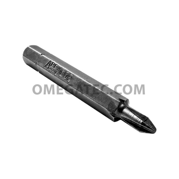 Apex 446-12X #1 Phillips Insert Bits, 1/4'' Hex Drive, Limited Clearance