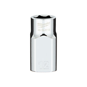 45-34-9116 Milwaukee 1/2'' Drive 15mm Metric 6-Point Socket with FOUR FLAT Sides