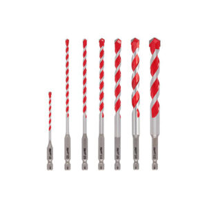 48-20-9057 Milwaukee 7pc. Large SHOCKWAVE Carbide Hammer Drill Bit Kit