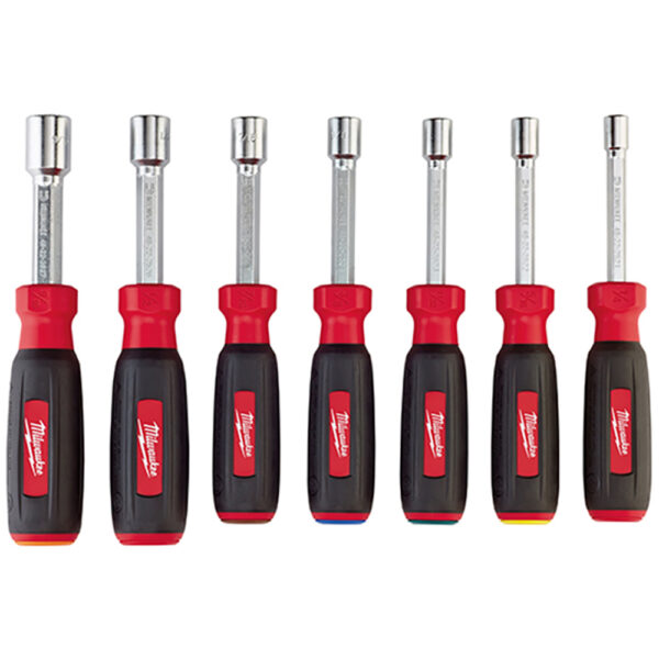 48-22-2507 Milwaukee 7 PC Magnetic HollowCore SAE Nut Driver Set