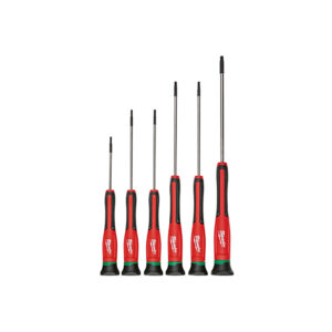 48-22-2610 Milwaukee 6 PC TORX Precision Screwdriver Set w/ Case