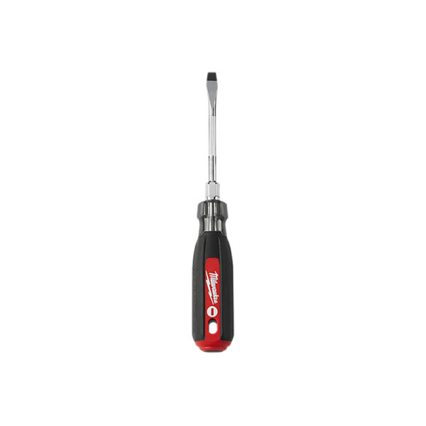 48-22-2821 Milwaukee 1/4'' Slotted - 4'' Cushion Grip Screwdriver