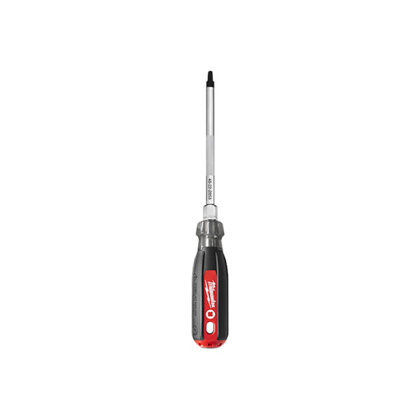 48-22-2853 Milwaukee #3 Square - 6'' Cushion Grip Screwdriver